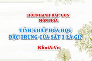 Tính chất hóa học đặc trưng của Sắt 3 là gì? Hỏi nhanh đáp gọn môn Hóa